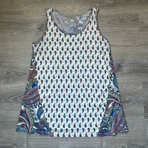 UNIQLO X VERA BRADLEY Colorful Paisley Sleeveless Lightweight Tunic